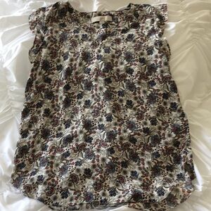 Loft silky summer top small